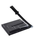 ISDIR Paper Cutter Guillotine  12 Inch Paper Cutting Board  12 Sheets Capacity  Heavy Duty Metal Base  Dual Paper Guide Bars  Professional Paper Cutter and Trimmer for Home  Office (12'' Black) - Buy Online on SooperMarket.com