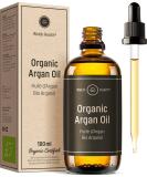 WoldoHealth Organic Argan Oil cold pressed for face skin & hair 100ml - without additives with pipette - Buy Online on SooperMarket.com