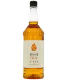 Simply Peach Syrup Vegan & Nut Free Flavoured Syrup for Coffee Cocktails & Baking (1 Litre) - Buy Online on SooperMarket.com