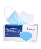 Buy Wellsamed Wellsamask Surgical Masks - Disposable 3-Layer 50-Pack Blue CE/EN 14683 Type IIR | International Shipping Available - Buy Online on SooperMarket.com