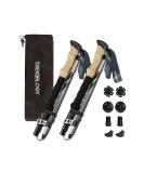 Trekology Trek-Z Adjustable Lightweight Hiking Sticks | Portable Aluminum Poles with Cork Handle | Senior Trekking & Hiking | 100cm - 120cm - Buy Online on SooperMarket.com
