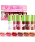 6 Colors Lip Oil Set - Hydrating Lip Glow & Gloss | Long-Lasting Non-Sticky Plumping Lip Makeup - Buy Online on SooperMarket.com