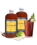 Bloody Mary Mix Horseradish, Gluten Free, Vegan, Low Carb, Keto Friendly, Low Sodium, Premium Cocktail Mixer, 32oz Bottle, Pack of 2 - Toma - Buy Online on SooperMarket.com