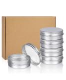 Sopito Aluminum Tins 24 Pieces 60ml Aluminum Empty Round Tins for Lip Balm Cosmetic Cream Mini Candles Craft Jewelry - Buy Online on SooperMarket.com