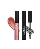 Gabriel Cosmetics Natural Lip Gloss - Paraben, Vegan, Gluten, Cruelty-Free - Infused with Jojoba Seed Oil and Aloe - Long Lasting - .27 fl oz (Nectar Gloss/Black Mascara) - Buy Online on SooperMarket.com