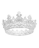S SNUOY Silver Crystal Queen Crown - Perfect for Wedding, Pageant & Prom - Buy Online on SooperMarket.com