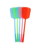 Fly Swatter,5 Pack Plastic Heavy Duty Manual Fly Killer, Long Handle Flyswatter, Large Bug Swatters That Work for Indoor and Outdoor - Buy Online on SooperMarket.com