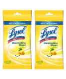 Lysol Disinfecting Wipes to-Go Pack, Lemon Scent, 15 ct (Pack of 2) - Buy Online on SooperMarket.com