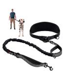 Tuff Pupper Heavy Duty Hands Free Dog Leash | One Large Dog Up to 125 lbs | Comfortable Shock Absorbing Bungee | Reflective Padded Handles | Lumbar Waist Belt 22-45" | Walking Jogging Running Leash One Large Dog (45-125 pounds) - Buy Online on SooperMarket.com