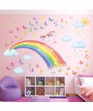 DECOWALL SG2-2309 Rainbow Unicorn Wall Decals - Nursery & Bedroom Decor Stickers - Buy Online on SooperMarket.com