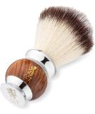 Cambridge Cut Throat Luxury Men's Shaving Brush - Premium Synthetic Silvertip Badger Bristles for Soap, Foam, or Cream - Vegan Friendly Male Grooming Gift - Buy Online on SooperMarket.com