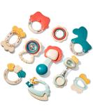 hahaland Baby Toys 0-6 Months - Infant Toys - Baby Teething Toys for Babies 0-6-12 Months - Baby Toys 6 to 12 Months - 6 Month Old Baby Toys 0-3-6-12 Months - Newborn Toys - Baby Boy Girl Gifts Set - Buy Online on SooperMarket.com