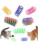 Petnice 12 Pcs Cat Colorful Springs Toys Cat Creative Toys for Kittens BPA Free Durable Heavy Plastic Interactive Toys to Kill Time and Keep Fit for Swatting Biting Hunting Kitten Toys - Buy Online on SooperMarket.com