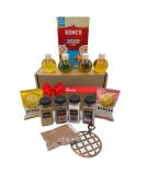 Iced Coffee Gift Set - 8x Kenco Iced Latte Sachets Coffee Topper Coffee Syrup Border Coffee Biscuits - Gift for Coffee Lover Coffee Gifts for Men Get Well Soon Gift Coffee Hampers for Women Salted Caramel 19 Piece Set - Buy Online on SooperMarket.com