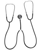 Veridian 05-132 Dual Head Stethoscope - Black Aluminum for Teaching & Training | International Shipping Available - Buy Online on SooperMarket.com