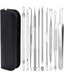 Aibee blackhead remover comedone squeezer set -10pcs blackhead remover with acne pimple tweezers blackheads remover pimple express tool for nasal facial care (stainless steel) - Buy Online on SooperMarket.com