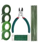 Paxcoo Floral Tape and Floral Wire Arrangement Tools Kit with Wire Cutter 26 Gauge Stem Wire and 22 Gauge Paddle Wire for Bouquet Stem Wrap Florist - Buy Online on SooperMarket.com