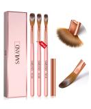Saviland 3 PCS Kolinsky Acrylic Nail Brush Set | Size 8/10/14 Premium Quality Durable Nail Art Brush for Acrylic Powder, Monomer Liquid, Nail Extensions, and 3D Nailcarving - Perfect Christmas Gift for Women - Buy Online on SooperMarket.com