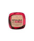 L'Or al Paris Infallible 24H Fresh Wear Foundation in a Powder Full-coverage Longwear Weightless Smooth Finish Water-proof and Transfer-proof 120 Vanilla 120 Vanilla 9 g (Pack of 1) - Buy Online on SooperMarket.com