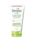 Simple Kind to Skin Moisturising Facial Wash 150ml - Gentle Daily Face Cleanser - Buy Online on SooperMarket.com