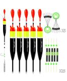 SEAOWL Fishing Slip Bobber Float Kit with Balsa Slip Corks and Bobber Stops - 10g (B.3/8oz) - 5pcs - Buy Online on SooperMarket.com
