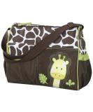 Accessotech Waterproof Baby Diaper Nappy Mummy Changing Handbag Shoulder Bag with Mat Travel (Giraffe Green) - Buy Online on SooperMarket.com