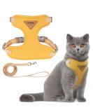Adjustable Cat Dishes | Break-Safe Design & Leash Included | Premium Soft Puppy Bowls for Small Animals - Yellow - Buy Online on SooperMarket.com