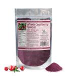 Cranberry Powder, Unsweetened, Not Made From Juice Or An Extract, But From Whole Cranberries, 4oz, Pure & Simple, 1g Natural Sugar Per Serving, Woman-Owned, Small Business - Buy Online on SooperMarket.com