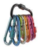 Gimars 10-Piece 6cm Mini Carabiner Set with Screw Cap - Colorful Hooks for Camping Fishing Hiking & Travel - Durable and Versatile Carabiners - Buy Online on SooperMarket.com