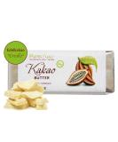 Organic Cocoa Butter for Chocolate & Cosmetics - Pureeraw 250g Vegan White Chocolate Sugar-Free Premium Quality - Buy Online on SooperMarket.com
