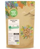Wholefood Earth Organic Soya Beans 1kg - GMO Free, Vegan, High Fibre & Protein - Certified Organic - Buy Online on SooperMarket.com