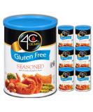 4C Premium Gluten Free Seasoned Bread Crumbs 6 Pack - Flavorful Crispy Crunchy Value Pack 12 Ounce (Pack of 6) - Buy Online on SooperMarket.com