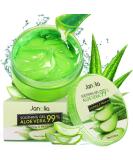 Janolia aloe vera gel 300ml aloe vera face gel of course aloe vera extract soothing and moisturizing sun protection and self -tanners for face body sunburn - Buy Online on SooperMarket.com