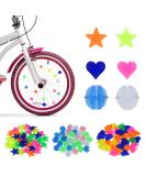 Old Compluser 210 pieces of colorful bicycle spoke decorations spoke-clicking children's bike bright spoke reflectors children bike accessories reflective spoke beads - Buy Online on SooperMarket.com