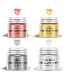 Nomeca Luster Dust Edible Set - 4 Vibrant Colors for Cake Decorating, Baking, and More - Food Grade Shimmer Powder Glitter - 3g/Bottle - Buy Online on SooperMarket.com