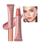 HERBENJOY Liquid Blush Beauty Wand Cream Blush - Long Lasting & Lightweight | Cheek Makeup with Cushion Applicator (03) - 1 ml - Buy Online on SooperMarket.com