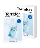 Torriden DIVE-IN Low-Molecular Hyaluronic Acid Facial Sheet Masks 10EA 100% Cellulose Sheets for Sensitive Dry Skin Fragrance-Free Alcohol-Free No Colorants | Vegan Clean Cruelty-Free - Buy Online on SooperMarket.com