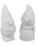 New Hampshire Craftworks Gibson and Gretta Garden Gnomes - DIY Ceramic Keepsakes - Buy Online on SooperMarket.com