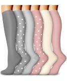 Blongw compression stockings for men 6 pairs of knee socks Support stockings compression socks for sports flight running travel cycling A3-Assorted 01 L-XL - Buy Online on SooperMarket.com