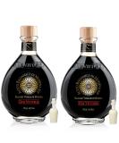Due Vittorie Oro Gold, Barrel Aged Balsamic Vinegar of Modena IGP With Cork Pourer, All-Natural, Extra Dense Premium Vinegar Aceto Balsamico di Modena IGP Italy - 8.45fl oz / 250ml - Pack of 2 With Pourer 8.45 Fl Oz (Pack  - Buy Online on SooperMarket.com