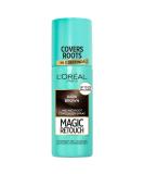 L'Or al Magic Retouch Instant Root Concealer Spray Ideal for Touching Up Grey Root Regrowth 75 ml Colour: Dark Brown DARK BROWN 75 ml (Pack of 1) - Buy Online on SooperMarket.com