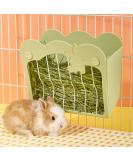 Hanging Rabbit Hay Feeder | Small Animal Hay Rack for Guinea Pigs and Dwarf Rabbits (Green) - Buy Online on SooperMarket.com