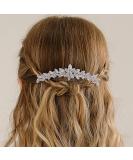 Missgrace Boho Zircon Crystal Hair Comb - Bridal Wedding Prom Hair Accessory for Women and Girls - Buy Online on SooperMarket.com