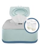 GOGO PURE Baby Wipe Warmer & Dispenser Holder with 30 Bonus Breastmilk Bags - Easy On/Off Switch, Great Baby Gift (Blue/Grey) - Buy Online on SooperMarket.com