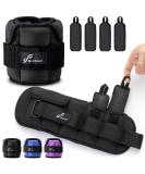 Adjustable Ankle Weights Set - Sports Weight Cuffs 0.4-1.6kg Each 0.8-3.2kg Pair - Perfect for Fitness & Workouts - Buy Online on SooperMarket.com