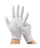 5Pairs(10Pcs) Moisturizing Gloves Overnight, Cotton Gloves for Dry Hands Eczema,White Cotton Gloves for Men and Women,Washable SPA Cotton Inspection Gloves, One Size Fit Most Cloth Gloves - Buy Online on SooperMarket.com