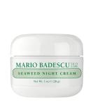 Mario Badescu Seaweed Night Cream For Combination, Oily & Sensitive Skin, Oil-Free Moisturizer With Collagen & Sodium Hyaluronate, Moisturizes & Smooths Skin Seaweed Night Cream, 1 Oz - Buy Online on SooperMarket.com