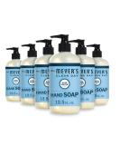 Mrs. Meyer's Rain Water Hand Soap - 12.5 fl. oz, Pack of 6 | Biodegradable Formula with Essential Oils - Buy Online on SooperMarket.com
