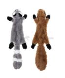 Stuffingless Dog Toy Squirrel Raccoon Squeaky Plush Dog Toy Stuffingless Dog Chew Toy for Small Medium Dogs - 2 Pack 45cm 2 Packs 45cm - Buy Online on SooperMarket.com