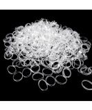 Shop Hanyousheng 500 PCs Mini Transparent Hair Ties - Elastic Bands for Kids Dreadlocks & Ponytails - Fast International Shipping - Buy Online on SooperMarket.com